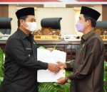 Dprd Dan Bupati Banyuasin Tandatangani APBD P 2021