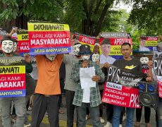 Kembali Demo, Warga Muba Minta PKS Tidak Dukung Cabup Apriyadi 