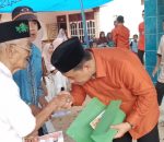 Emak-emak Pengajian di Air Batu Bahagia Bertemu H Askolani, Kompak Menangkan Pasangan ASTA