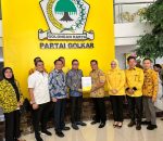 Pasangan ASTA, Resmi Terima Surat Keputusan dan Penetapan Sebagai Calon Bupati dan Wakil Bupati Banyuasin Dari Golkar