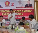 Hadapi Pileg,  DPD Sumsel dan DPC Gerindra Gelar Rapat Koordinasi