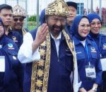 Caleg DPR RI Hj Renny Astuti Hadiri Kampanye Ketum Nasdem Surya Paloh di Palembang