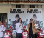 Raih kemenangan di Pileg, Ketua DPC Gerindra Prima Salam Apresiasi Kader dan Relawan Dengan Hadiahi Motor